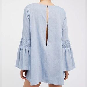 Zara bell sleeve romper dress